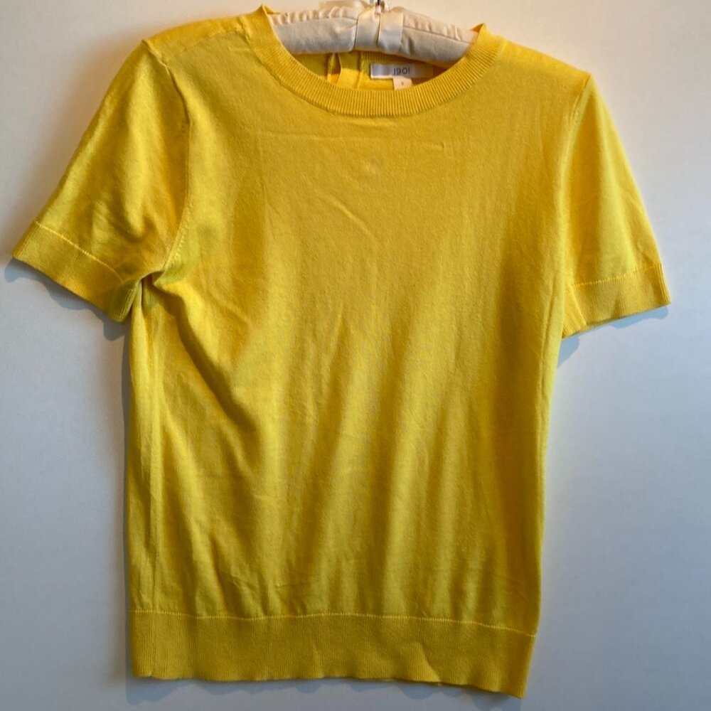 Yellow Knit Top